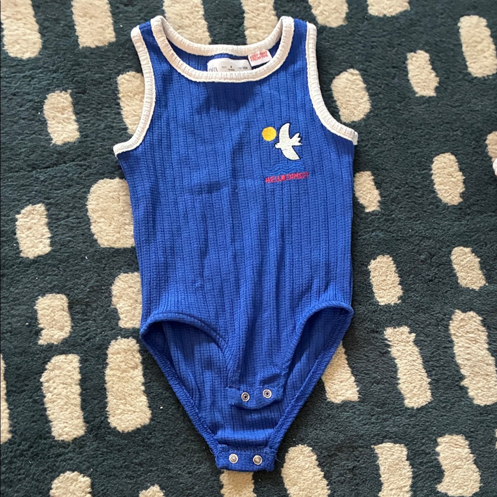 Zara Blue Bodysuit